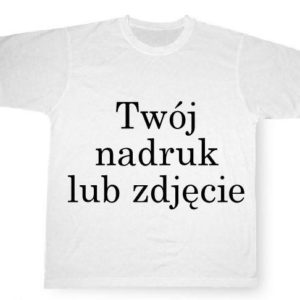 koszulka ze zdjęciem i nadrukiem