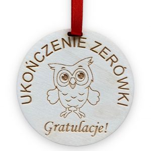 Medal drewniany na zakończenie zerówki