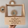 Nosidło drewniane na kwiaty urodziny imieniny skrzynka
