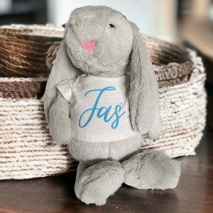 Królik miś pluszowy ze zdjęciem maskotka 30cm nadruk
