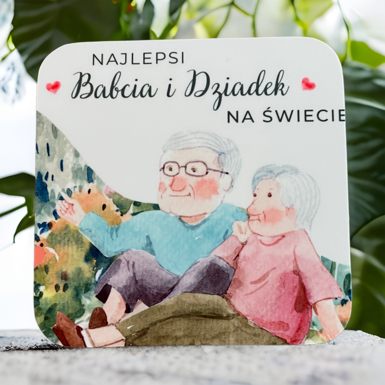 Magnes Ze Zdjęciem Na Dzień Babci I Dziadka Magnes na lodówkę ze zdjęciem Dzień Babci i Dzień Dziadka Najlepsi