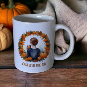 Kubek z jesienną grafiką dla Jesieniary Jesieniara Fall is in the air