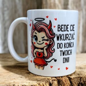 Kubek Walentynkowy Zabawny Prezent Ruda