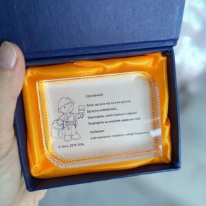 Personalizowany Kryształ Emeryta 