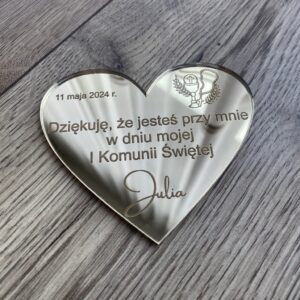 Serce podziękowanie dla gości